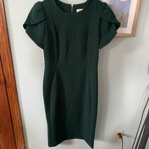 Calvin Klein Forest Green Midi Dress